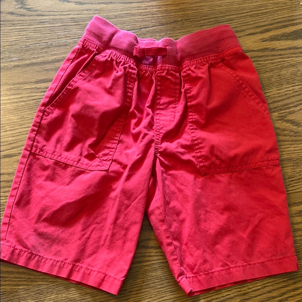 Faded Glory Vibrant Red Kids Shorts